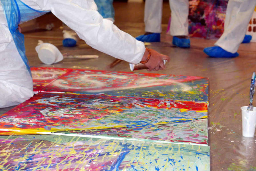 FIRMEN MALEN - Action Painting